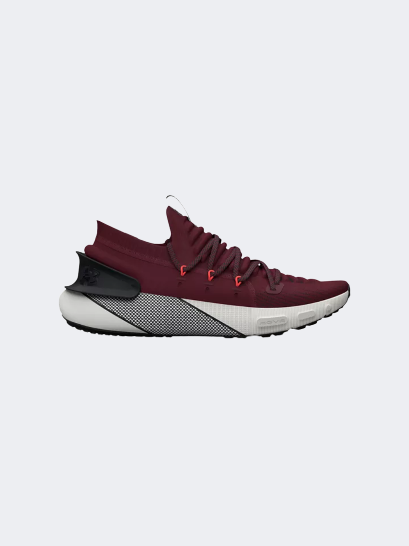 Under Armour Hovr Phantom 3 Men Running Shoes Deep Red/White/Black