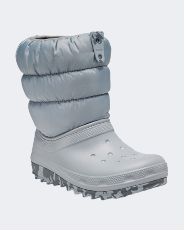 Crocs Classic Neo Puff Kids Lifestyle Boots Light Grey 207684-007