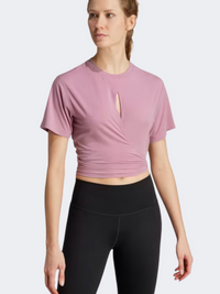 Adidas Yoga Studio Women Training T-Shirt Wonder  Orchid