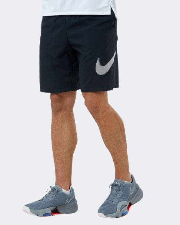 Nike Drifit Flex Woven 9 Inch Men Training Short Black/Smoke Dq4799-010