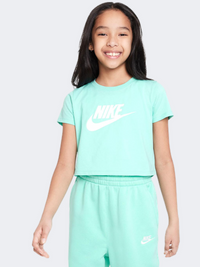 Nike Futura Girls Lifestyle T-Shirt Emerald Rise