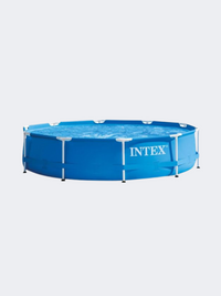 Intex Metal Frame Junior Beach Swimming Pool Blue