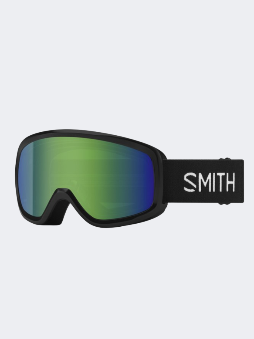 Smith Snowday Kids Skiing Goggles Black/Green Sol