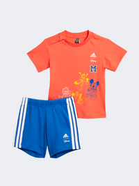Adidas X Disney Mickey Mouse Baby-Boys Sportswear Set Orange/Blue