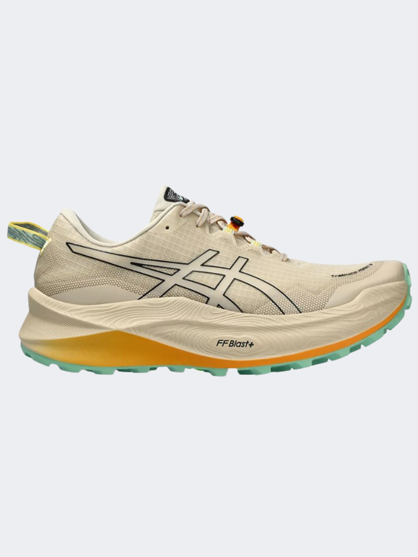 Asics Trabuco Max 3 Men Running Shoes Feather/Grey