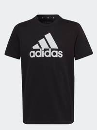 Adidas Essentials Kids-Unisex Sportswear T-Shirt Black/White