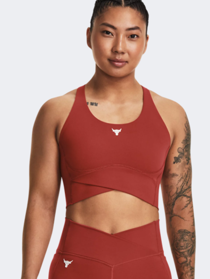 Under Armour Project Rock Letsgo Crossover Women Training Tank Heritage Red/White