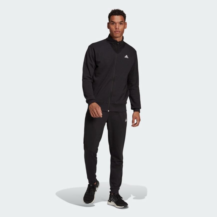 Adidas Logo Graphic Track Men Lifestyle Suit Black