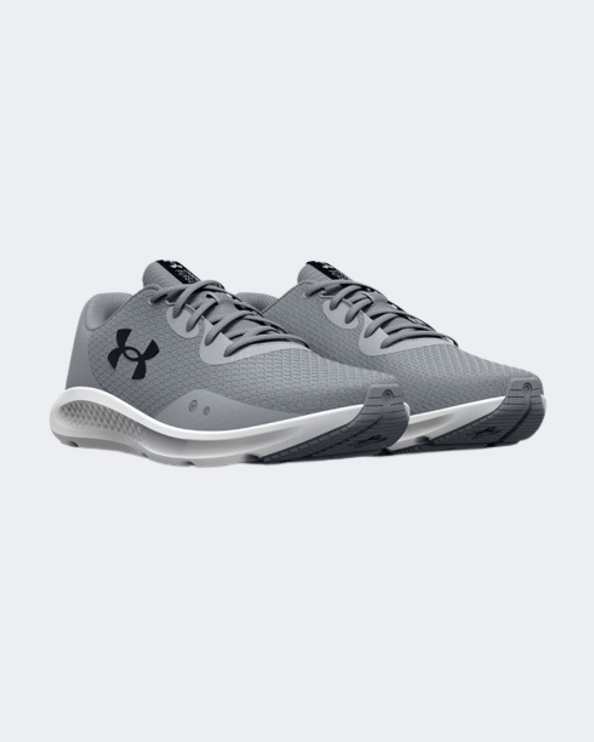 Under Armour Charged Pursuit 3 Men Running Shoes Grey/Black 3024878-104