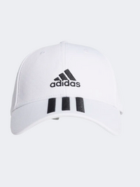 Adidas Baseball 3-Stripes Twill Unisex Sportswear Cap White/Black