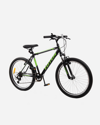 Totem 24Inch Steel Kids Biking Bike Black/Green Cha-2101