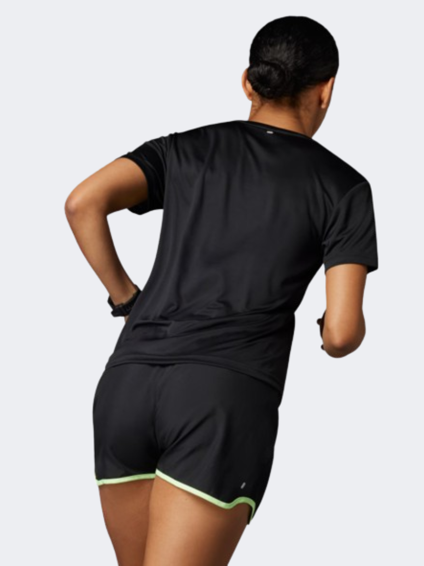 Adidas Run It Women Running Short Black/Green - Main Image