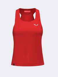 Salewa Pedroc Dry Hybrid Women Tank Red Flame