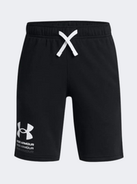 Under Armour Rival Terry Boys Training Short Black/Castlerock