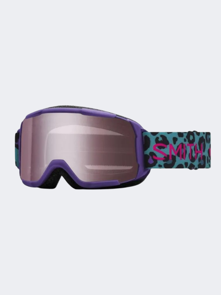 Smith Daredevil Kids Skiing Goggles Neon Cheetah/Red