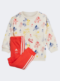Adidas X Disney Mickey Mouse Baby-Boys Sportswear Set Chalk White/Gold/Red