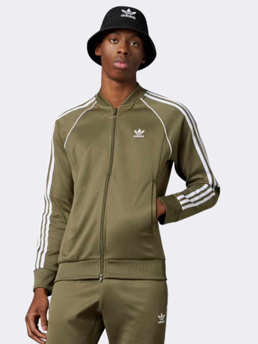 Adidas Adicolor Classics Sst Men Originals Jacket Olive Strata