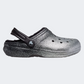 Crocs Classic Glitter Lined Clog Unisex Lifestyle Slippers Black/Silver 205842-067