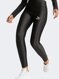 Puma T7 Shiny Women Lifestyle Tight Black