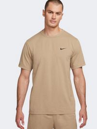 Nike Uv Hyverse Men Training T-Shirt Khaki/Black