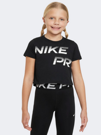 Nike Pro Girls Lifestyle T-Shirt Black