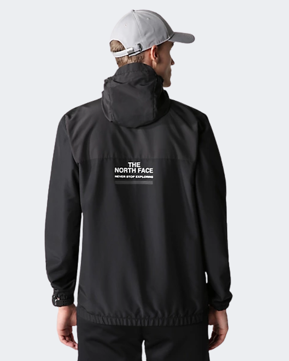The North Face Full-Zip Wind Men Lifestyle Jacket Black Nf0A7Zah-Jk3
