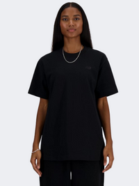 New Balance Athletic Jersey Women Lifestyle T-Shirt Black