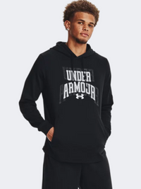 Under Armour Rival Terry Graphic Men Lifestyle Hoody Black/White