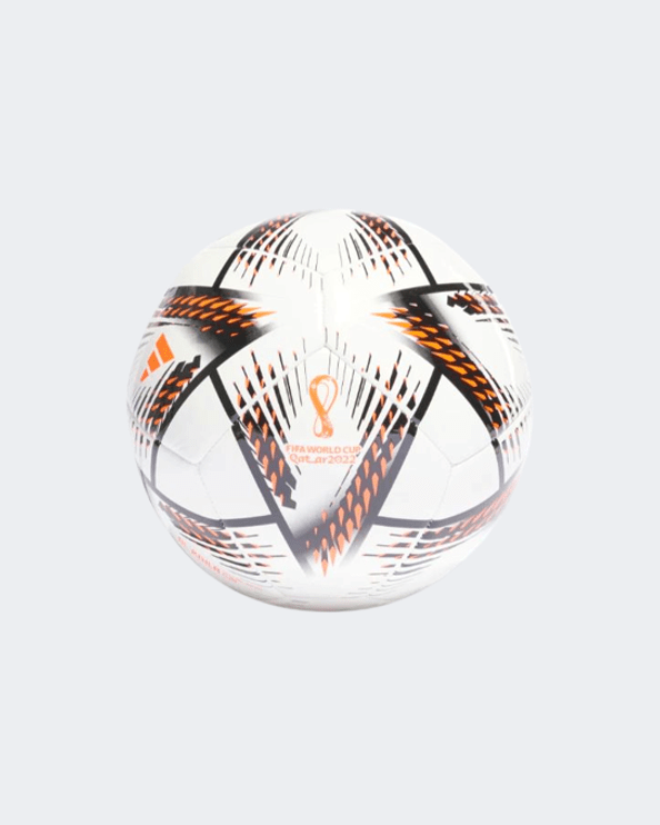 Adidas Al Rihla Club Unisex Football Ball White/Black/Orange