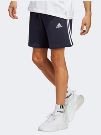 Adidas Essentials French Terry 3-Stripes Men Sportswear Short Legend Ink