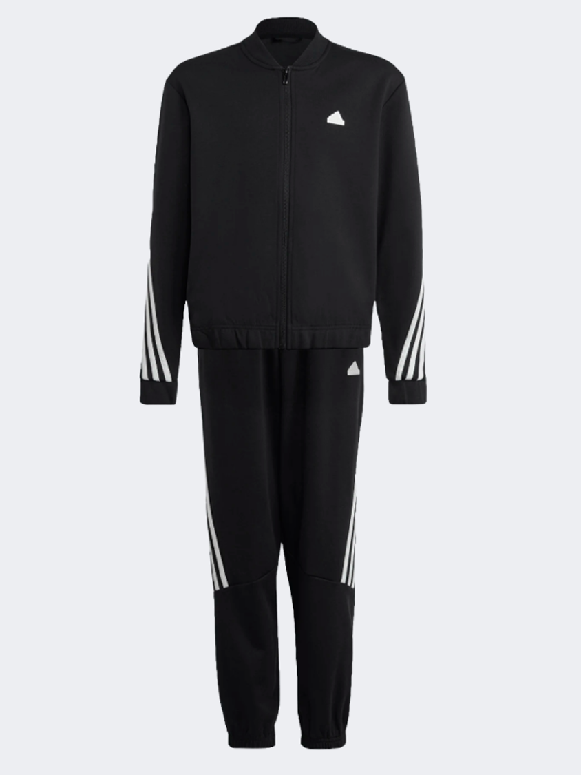 Adidas Future Icons 3-Stripes Gs-Unisex Sportswear Suit Black/White