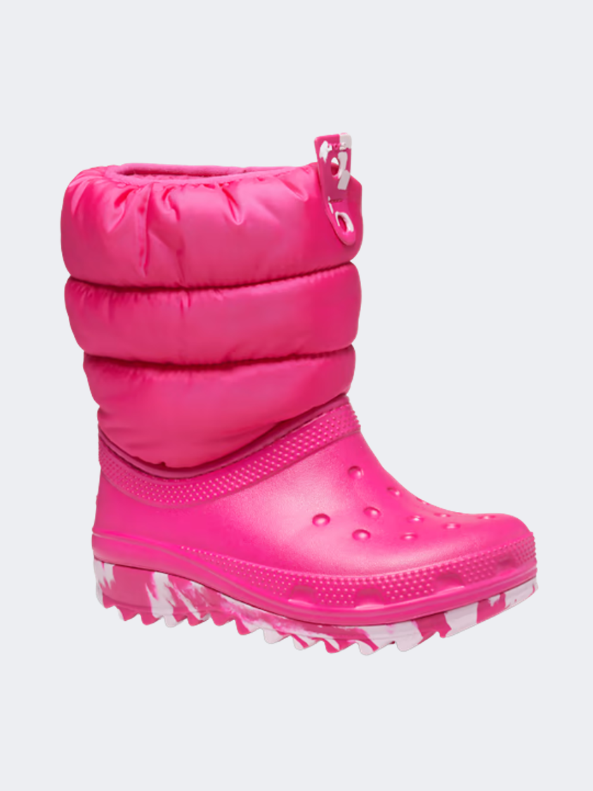 Crocs Classic Neo Puff Kids Lifestyle Boots Pink