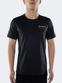 Anta  Men Running T-Shirt Black