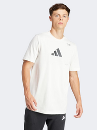 Adidas All Gym Category Graphic Men Training T-Shirt Chalk White