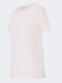 New Balance Essentials Small Jersey Women Lifestyle T-Shirt Quartz Pink