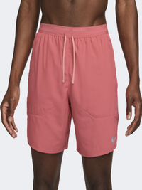 Nike Stride 7 Inch Men Running Short Adobe/Red Stardust