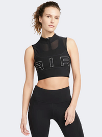 Nike 1/4-Zip Running Women Running Tank Black