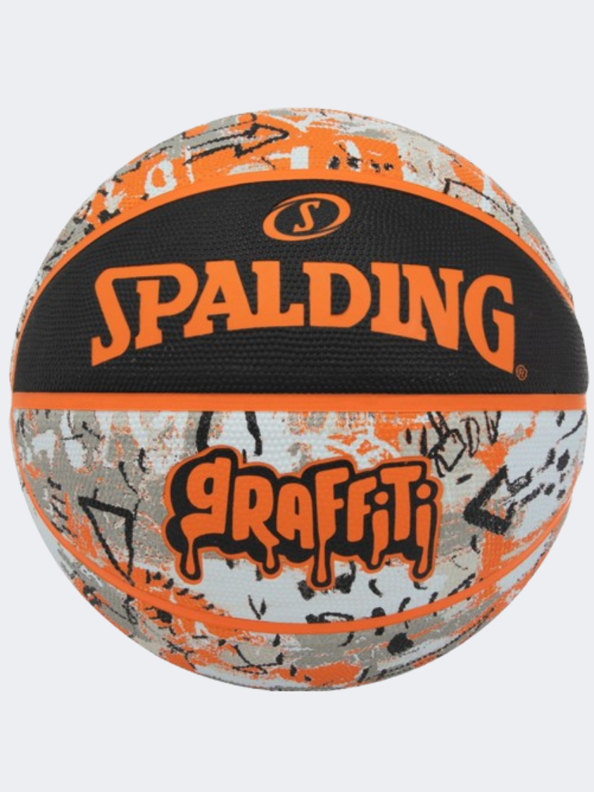 Spalding Graffiti Series Basketball Ball Black/Orange