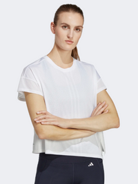 Adidas Hiit Aeroready Quickburn Women Training T-Shirt White