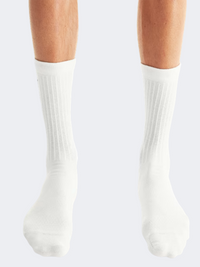 On Logo Unisex Lifestyle Sock White