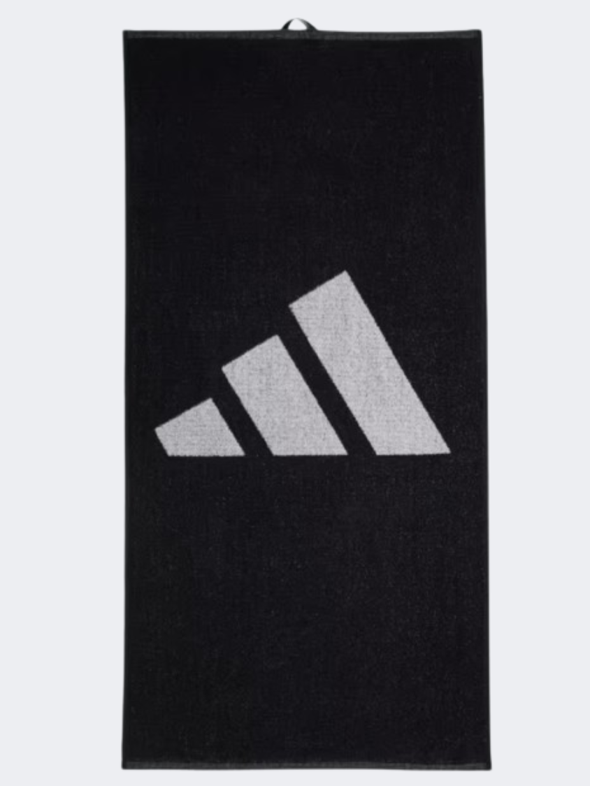 Adidas 3 Bar Small Unisex Training Towel Black/White