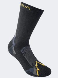 La Sportiva X Cursion Unisex Hiking Sock Black/Yellow