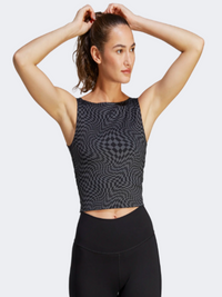 Adidas Print Clash Yoga Women Training Tank Black