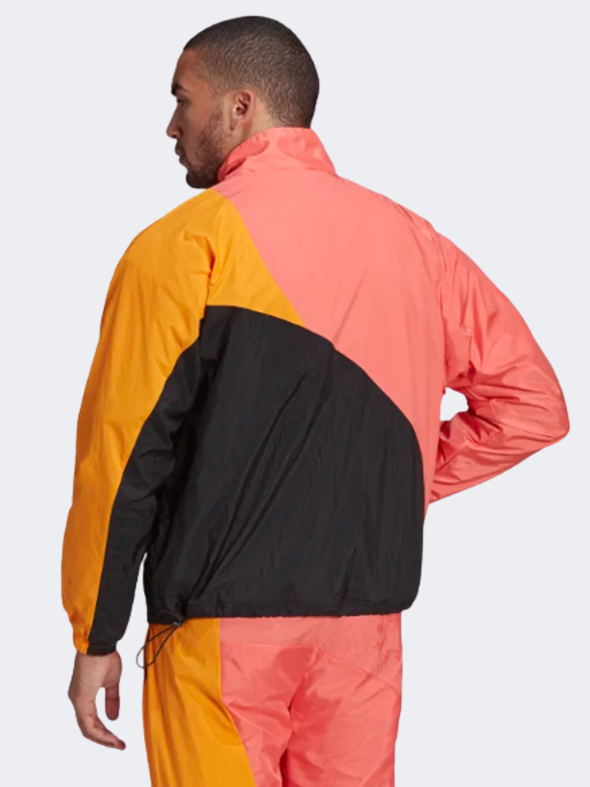 Adidas Adicolor Colorblock Men Original Jacket Black/Turbo/Orange
