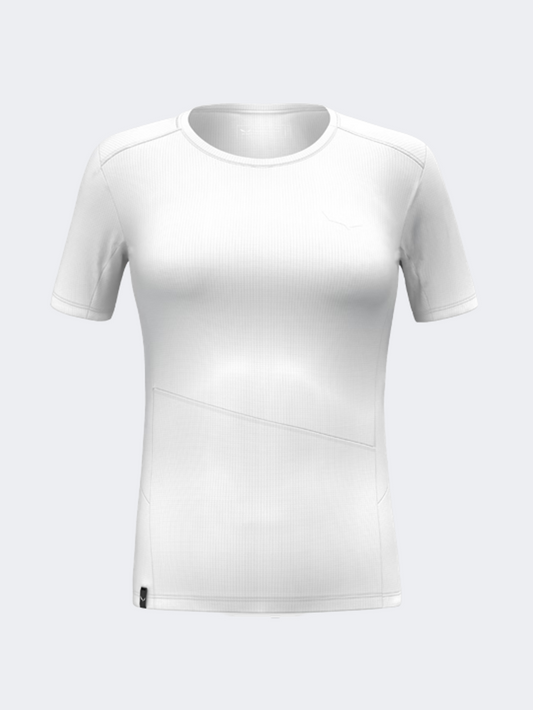 Salewa Puez Sporty Dry Women Hiking T-Shirt White