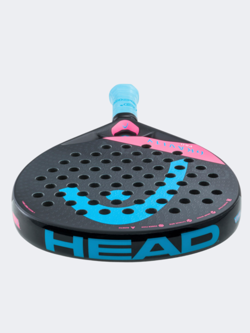 Head Gravity Pro Padel Racquet Black/Pink/Blue