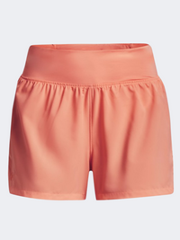 Under Armour Run Stamina Women Running Short Peach/Reflective