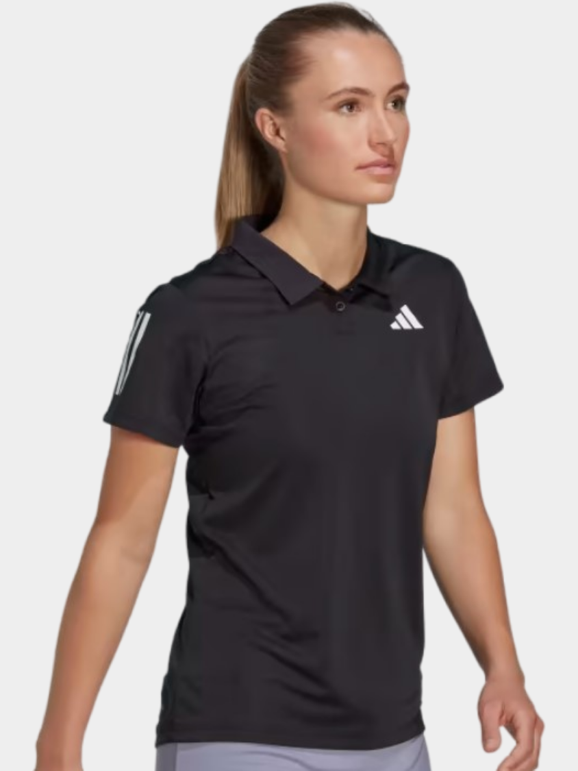 Adidas Club Women Tennis Polo Short Sleeve Black