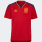 Adidas Spain 22 Home Boys Football T-Shirt Red/White Hf1408