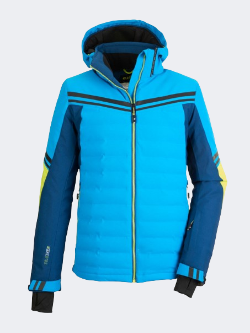 Killtec Ksw 73 Men Skiing Jacket Sky Blue/Dark Petrol